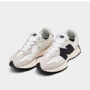 New Balance Men's Cream and Black Sneakers